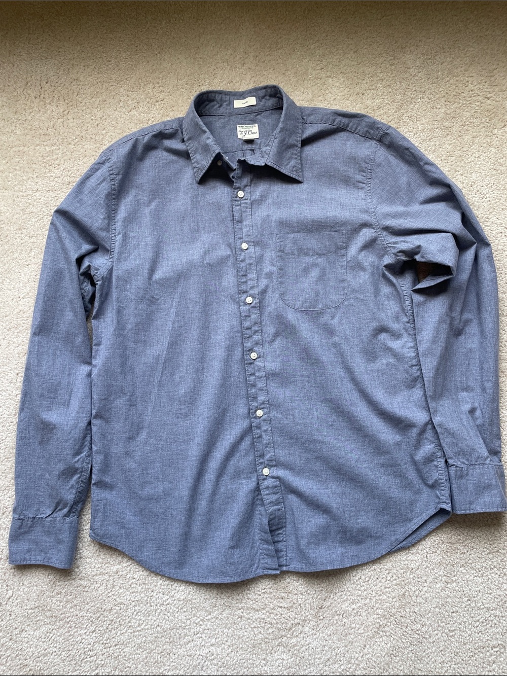 J. Crew Slim Secret Wash Shirting